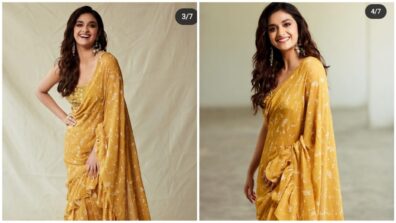 Keerthy Suresh is quintessential ‘desi beauty’ in ethnic saree, you will love it