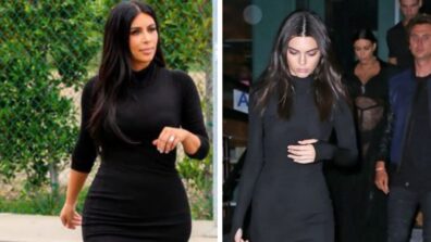 Kendall Jenner Or Kim Kardashian: Who Is Your Fashion Inspiration For Black Body-hugging Dress?