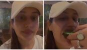 Khaike Paan Banaraswala: Surbhi Chandna spotted enjoying ‘meetha paan’, fans love her simplicity
