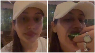 Khaike Paan Banaraswala: Surbhi Chandna spotted enjoying ‘meetha paan’, fans love her simplicity