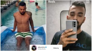 KL Rahul enjoys yummy pizza after chill jacuzzi session, Athiya Shetty loves it