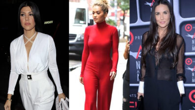 Kourtney Kardashian, Rita Ora, Demi Moore: Get A Long Sleeve Jumpsuit Like These Divas