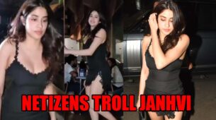“Literally in lingerie”: Netizens Troll Janhvi Kapoor Over Her Latest Little Lacy Black Dress: See Here
