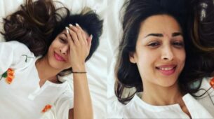 Malaika Arora enjoys Sunday in her bedroom, Arjun Kapoor loves her charm