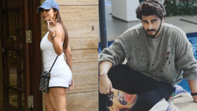 Malaika Arora flaunts sensuous pair of legs in white shorts and crop top, Arjun Kapoor says, ‘vibin and thrivin…’