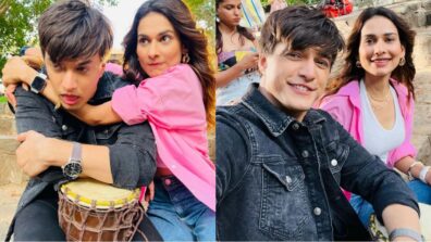 Mohsin Khan and his cute on-set moments with co-star