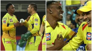 MS Dhoni Mocks Dwayne Bravo In A Viral Video, Watch Now