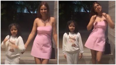 Nia Sharma has got the cutest dance partner, watch video