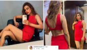 Nia Sharma shares a’ burning hot’ snap from her vanity van, and Krystle D’Souza comments
