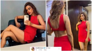 Nia Sharma shares a’ burning hot’ snap from her vanity van, and Krystle D’Souza comments