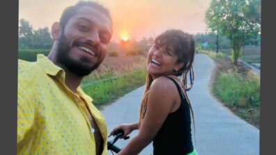 Nidhi Bhanushali enjoys romantic sunset with someone special