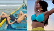 Nusrat Jahan and Shriya Saran spice up oomph game at beach, see pics