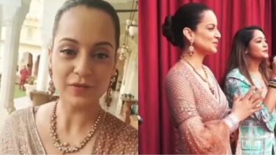 On Dhaakad song launch day, Kangana Ranaut shares heartfelt message for fans from Jaipur, check ASAP