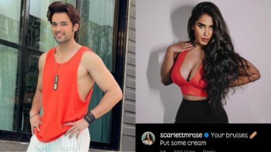 Parth Samthaan looks sprightly in orange tank top and shorts; Best Friend Scarlett Rose has something to say