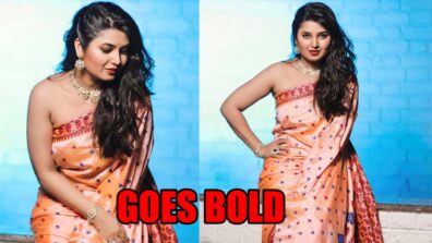 Prajakta Mali Goes Bold As She Dons Saree Without A Blouse: See Pics