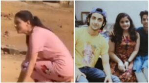 RadhaKrishn fame Mallika Singh plays with cute school kids, Sumedh Mudgalkar shares ‘family moment’
