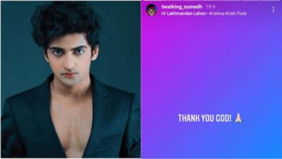 RadhaKrishn fame Sumedh Mudgalkar shares divine post, fans curious