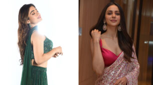 Rakul Preet Singh Vs Rashmika Mandanna: Whose Traditional Sequin Outfit Do You Like Better?