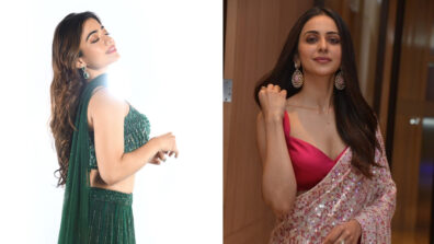 Rakul Preet Singh Vs Rashmika Mandanna: Whose Traditional Sequin Outfit Do You Like Better?