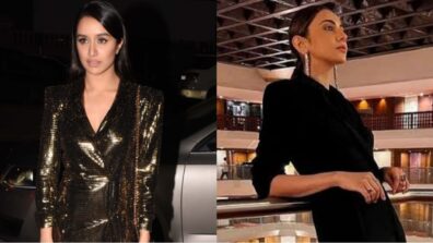 Rakul Preet Vs Shraddha Kapoor, Whose Glitzy Black Blazer Dress Is Worth Stealing?