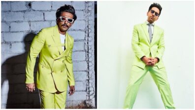 Ranveer Singh And Ayushmann Khurranna In A Yellow Neon Suit Battle: Who Are You Crushing Over?