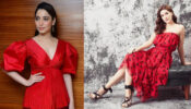 Red Tiered Dress Face-Off: Tamannaah Bhatia Vs Kriti Sanon?
