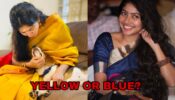 Sai Pallavi In Blue Sarees Or Yellow Sarees, Which One Would You Prefer?