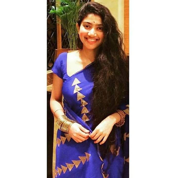 Sai Pallavi In Blue Sarees Or Yellow Sarees, Which One Would You Prefer? - 3