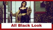 Saiee Manjrekar Looks Absolute Bomb As She Slays In All-Black Outfit And Fluffy Jacket