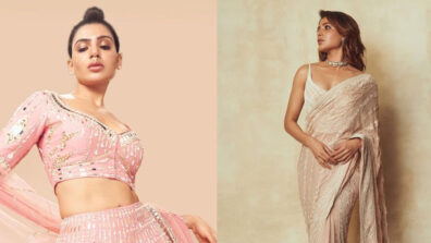 Samantha Ruth Prabhu Is The Real Indian Princess In These Beautiful Pink Ensembles