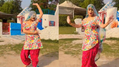 Sapna Choudhary Steals Hearts As She Dances With Veil Made From Dupatta: see Here