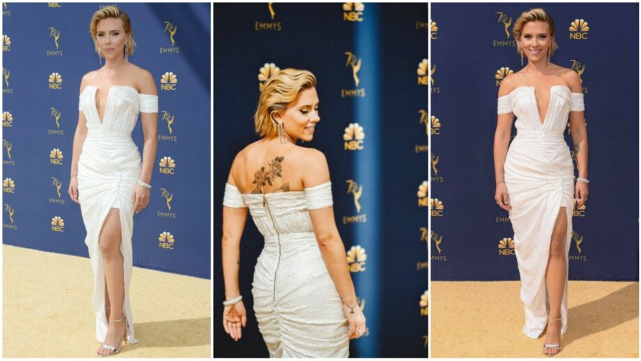 Scarlett Johansson Looks Like A Fallen Angel From Heaven In These White Ensembles - 1