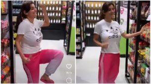 Video: Anveshi Jain moves her sensuous body inside shopping mall, see what happened next