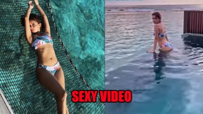 Video: Avneet Kaur turns sensuous mermaid, takes dip in pool in bold bikini