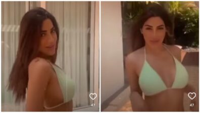 Video: Nikki Tamboli poses like ‘queen of sensuality’ dazzles in pink bralette effortlessly