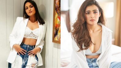 Shalini Pandey To Sonakshi Sinha: Bollywood Babes Showing Ways To Style In White Shirt And Denims