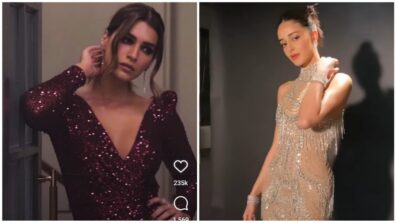 Shimmers on the way for Kriti Sanon and Ananya Panday, pictures inside