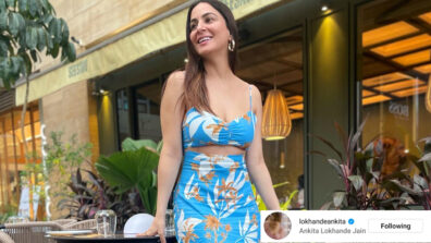 Shraddha Arya looks like ‘vogue queen’ in blue floral slit outfit, Ankita Lokhande is in love