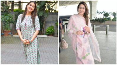 Simple Baggy Kurtas Are Sara Ali Khan’s Comfort Wear, Take A Look