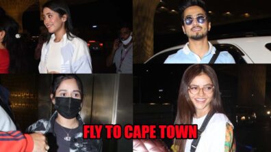 Spotted at airport: Khatron Ke Khiladi 12 contestants Shivangi Joshi, Rubina Dilaik, Jannat Zubair, Pratik Sehajpal and others fly to Cape Town