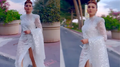 Stunning: Urvashi Rautela turns into white muse at Cannes 2022, see video 