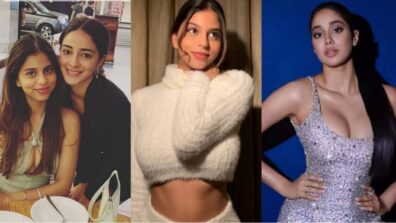 Suhana Khan gets poured with birthday wishes by Ananya Panday and Janhvi Kapoor, share unseen childhood pics