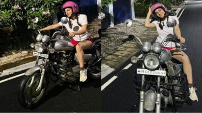 Swag Mode On: Shraddha Arya rides swanky Royal Enfield bike, calls it ‘simple pleasure of life’