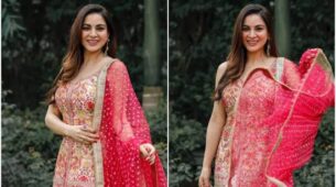 Take A Look At Best Sharara Looks Of Shraddha Arya