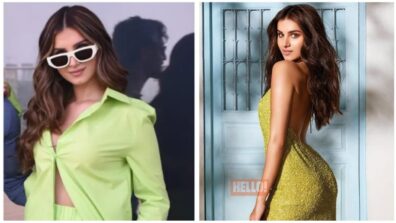 Tara Sutaria Looks Like A Goddess In These Green Outfits, From Exquisite Co-Ord Sets To Glitzy Gowns