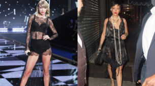 Taylor Swift And Rihanna Looked Drop-Dead-Gorgeous In Black Lace Dresses: Who Killed You With Their Beauty?