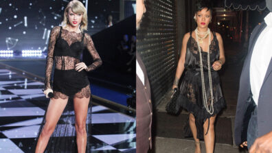 Taylor Swift And Rihanna Looked Drop-Dead-Gorgeous In Black Lace Dresses: Who Killed You With Their Beauty?