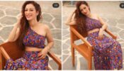 TMKOC diva Sunayana Fozdar dazzles in printed one-shoulder outfit, ready to beat summer heat