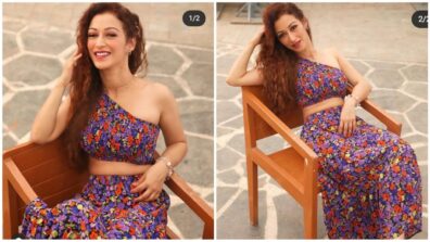 TMKOC diva Sunayana Fozdar dazzles in printed one-shoulder outfit, ready to beat summer heat