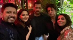 Trending: Salman Khan, Gauri, Shah Rukh Khan, and Madhuri Dixit come together for special ‘selfie’ at Karan Johar’s bash